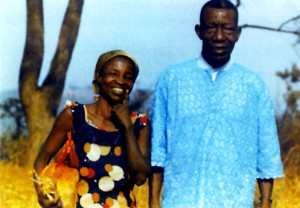 Mama Makeka Rebecca with husband, Isaak Mutondo Tshimika